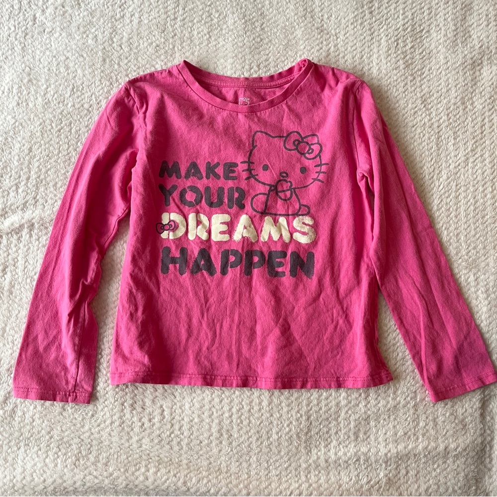 Y2K hello kitty slogan long sleeve